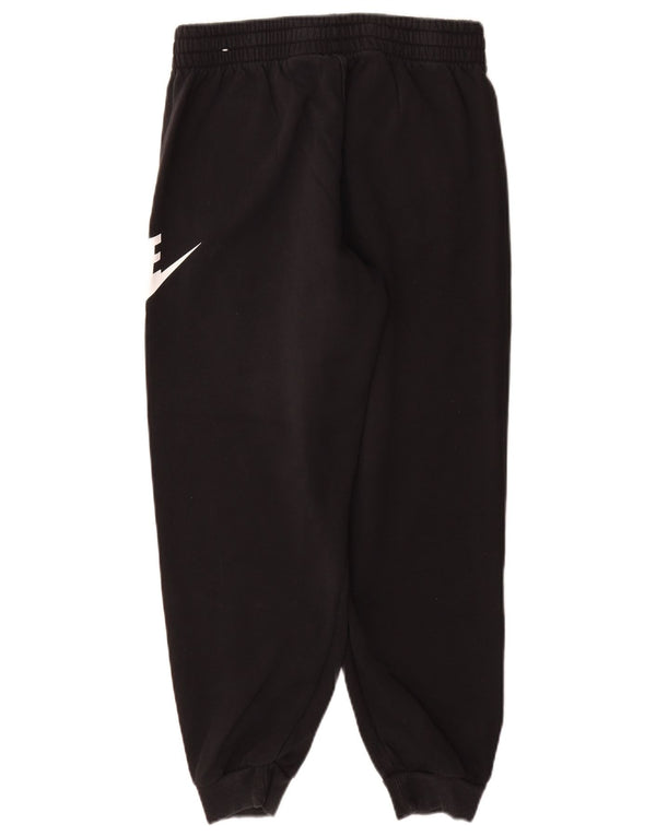 Pantaloni da tuta con grafica Nike da ragazzo, pantaloni da jogging, 13-14 anni, XL, cotone nero