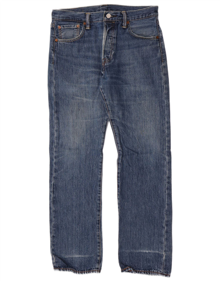 Jeans dritti da uomo Levi's W30 L30 in cotone blu