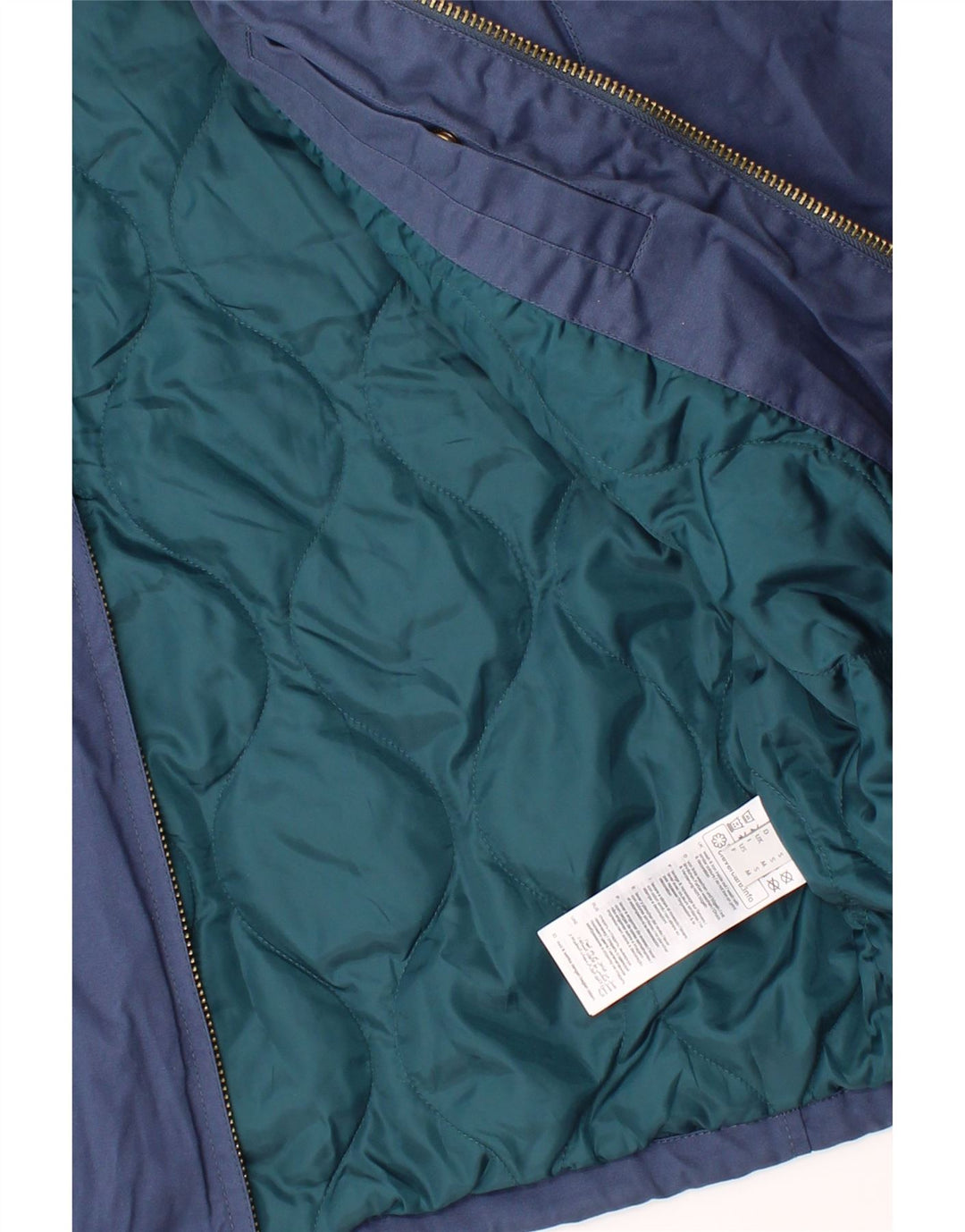 ESPRIT Mens Bomber Jacket UK 36 Small Blue Polyester Vintage Esprit and Second-Hand Esprit from Messina Hembry 