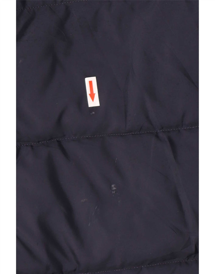 Giacca imbottita da donna Tommy Hilfiger UK 16 grande poliestere blu navy