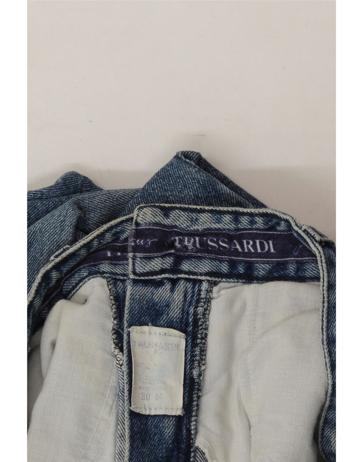 TRUSSARDI Womens Tapered Jeans IT 44 Medium W30 L28 Blue Cotton Vintage Trussardi and Second-Hand Trussardi from Messina Hembry 