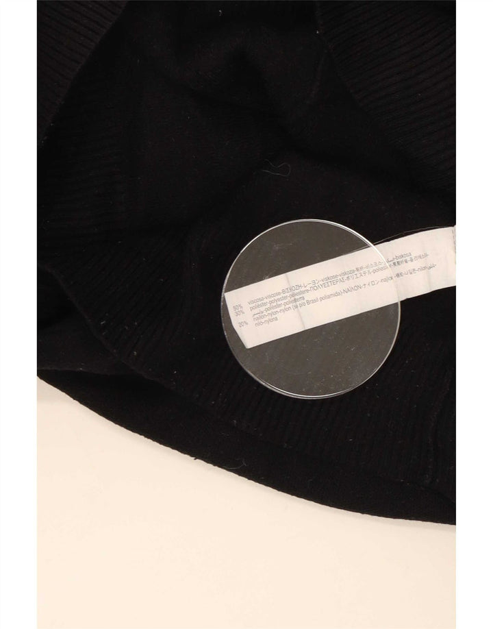 Maglione Zara da uomo girocollo grande in viscosa nera