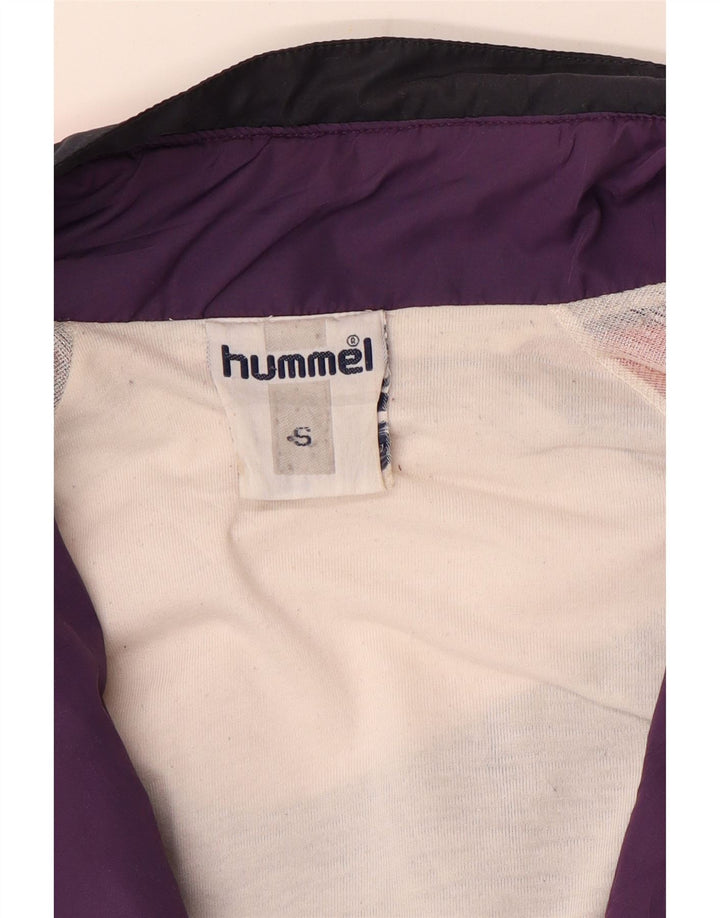 Hummel Giacca da tuta da uomo ampia e vestibilità ampia, piccola, colore blu navy