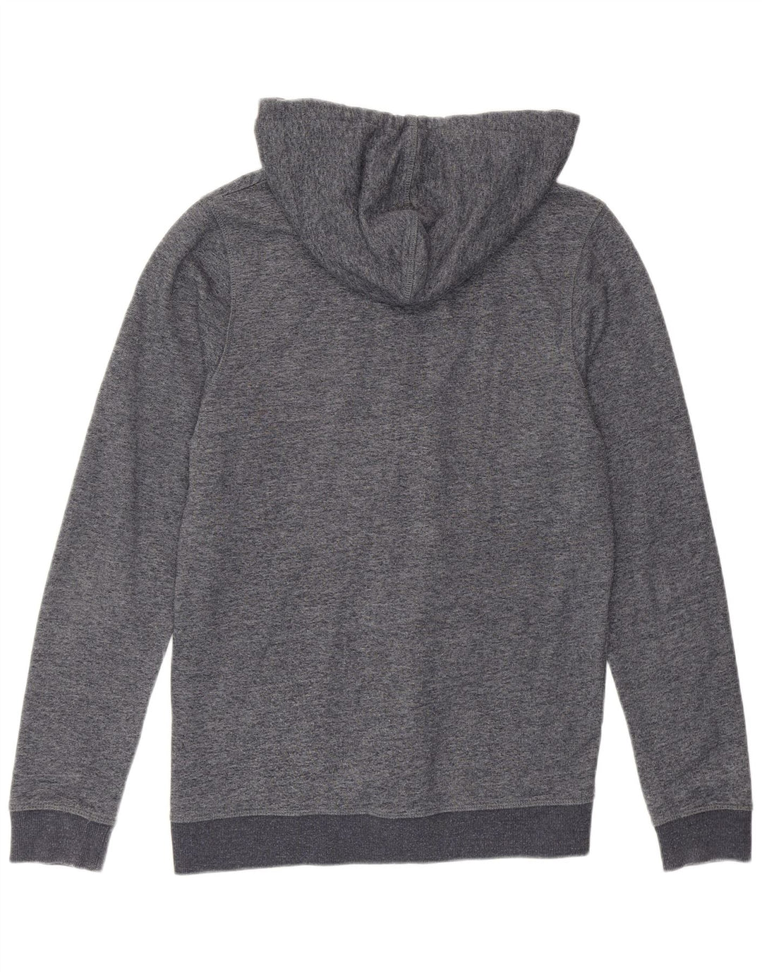 Maglione con cappuccio e zip da uomo Jack & Jones Poliestere chiazzato grigio medio