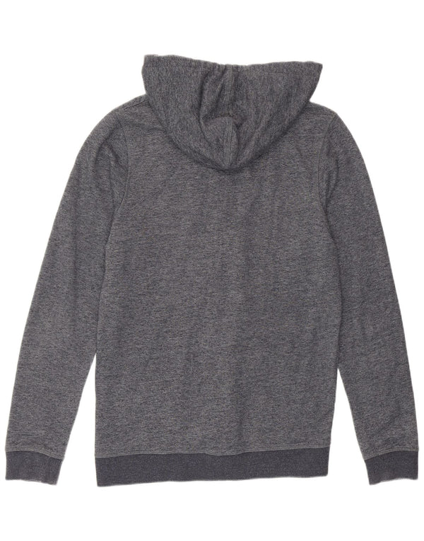 Maglione con cappuccio e zip da uomo Jack & Jones Poliestere chiazzato grigio medio