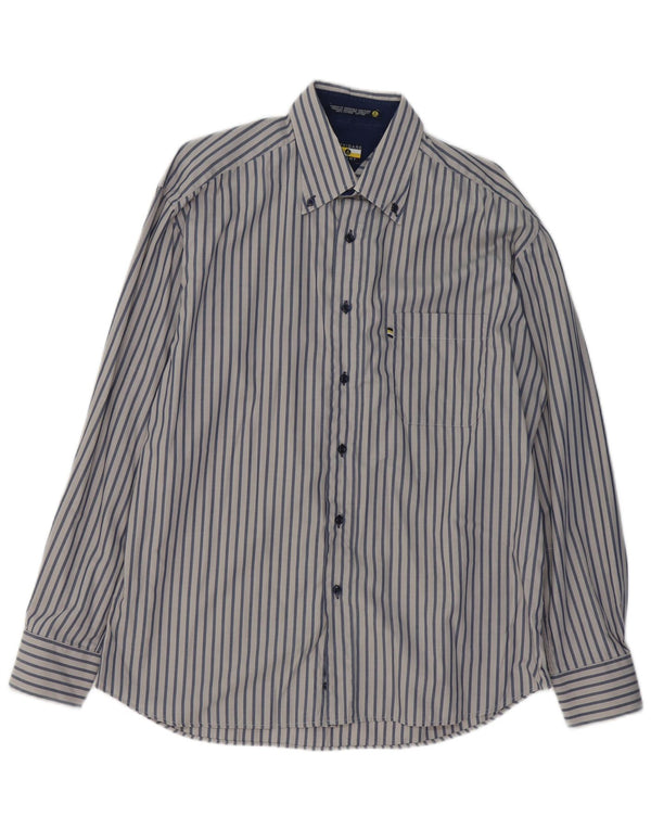 Camicia Uomo NAVIGARE Cotone Righe Grandi Blu