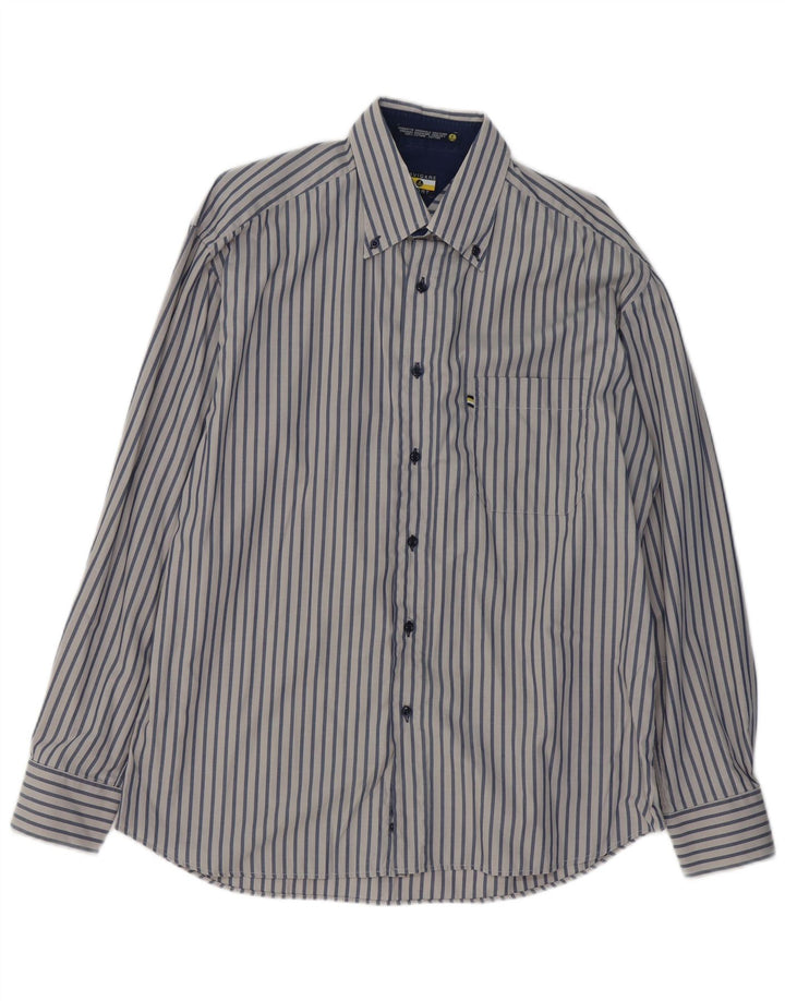 Camicia Uomo NAVIGARE Cotone Righe Grandi Blu