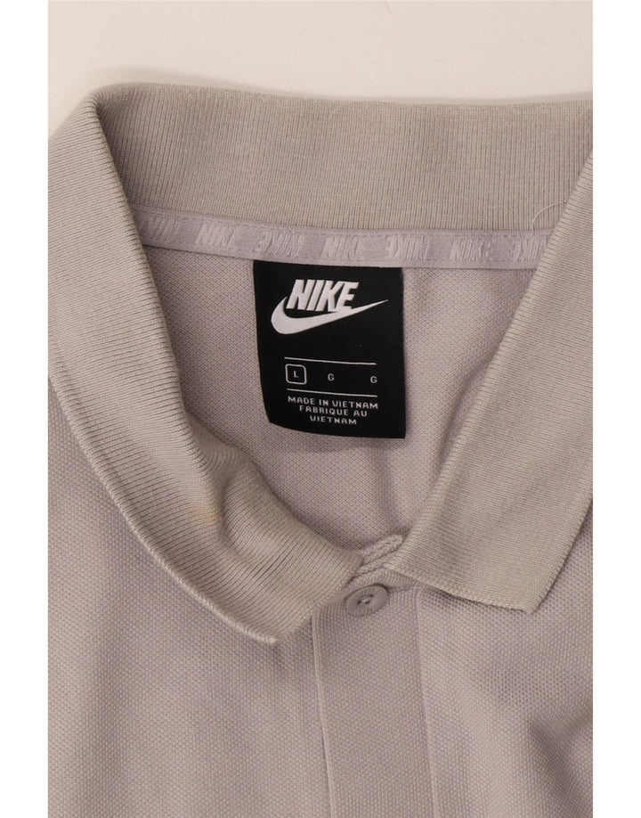 NIKE Mens Polo Shirt Large Red Colourblock Cotton Vintage Nike and Second-Hand Nike from Messina Hembry 