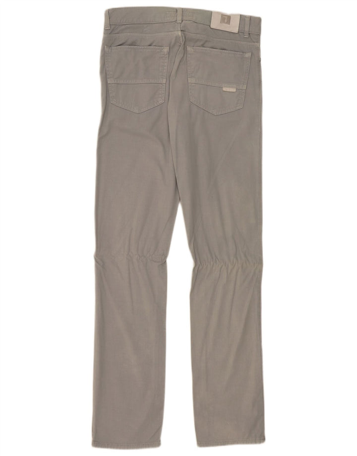 Pantaloni Casual Slim Uomo Trussardi W30 L34 Grigi