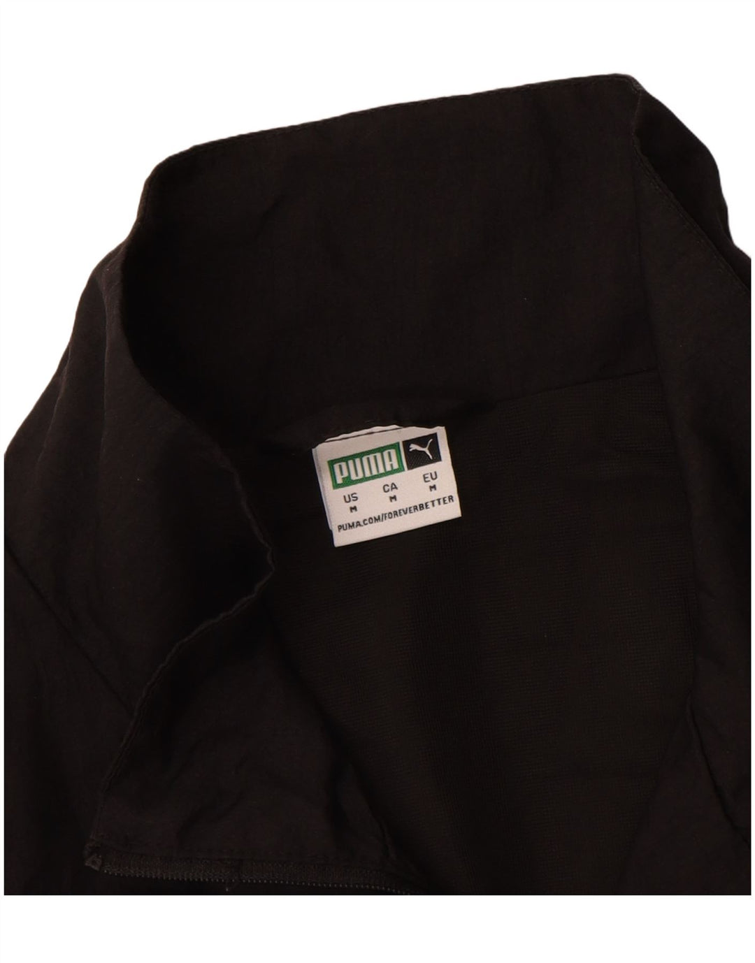 Giacca da tuta grafica corta da donna PUMA UK 14 nylon nero medio