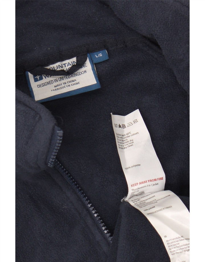 MOUNTAIN WAREHOUSE Giacca in pile da uomo UK 40 Large Poliestere blu navy