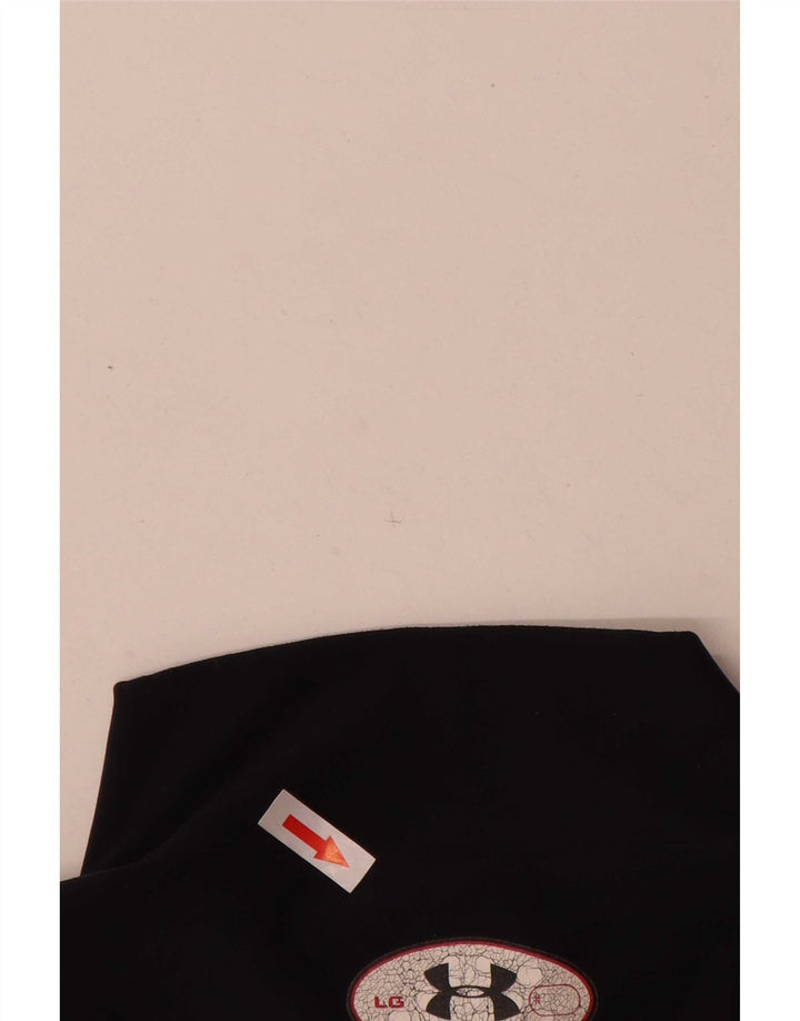 Under Armour Mens Cold Gear Top manica lunga grande nylon nero