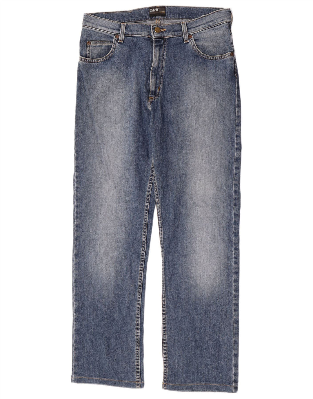 Jeans dritti da uomo Lee Brooklyn W33 L30 cotone blu
