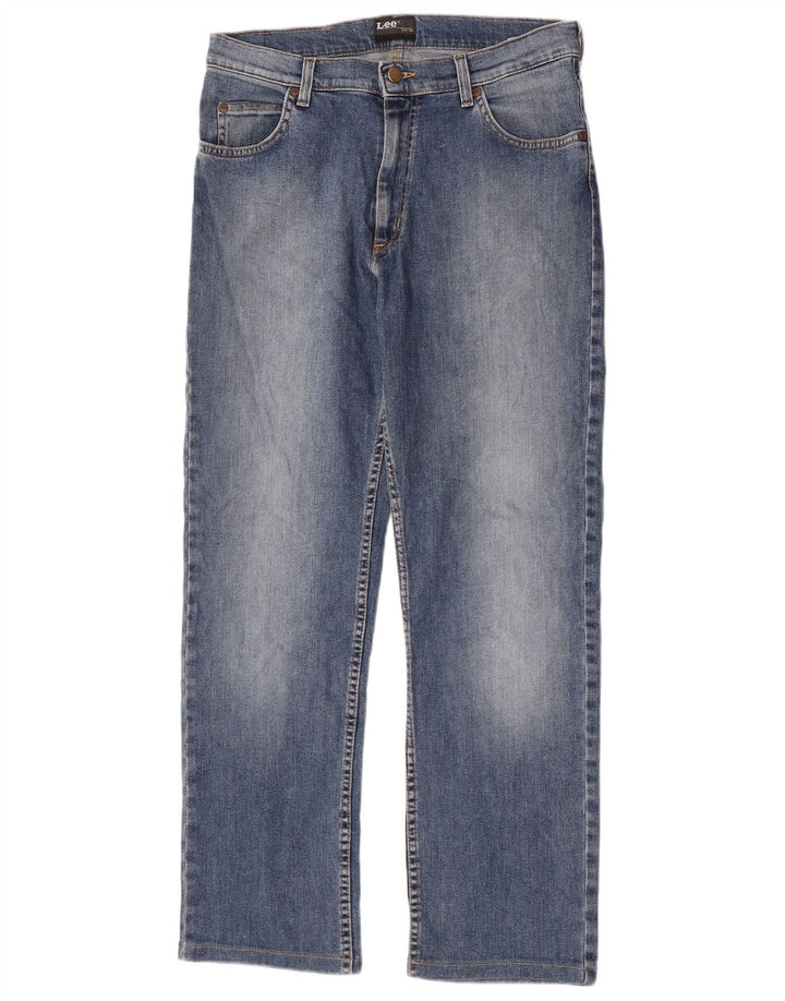Jeans dritti da uomo Lee Brooklyn W33 L30 cotone blu