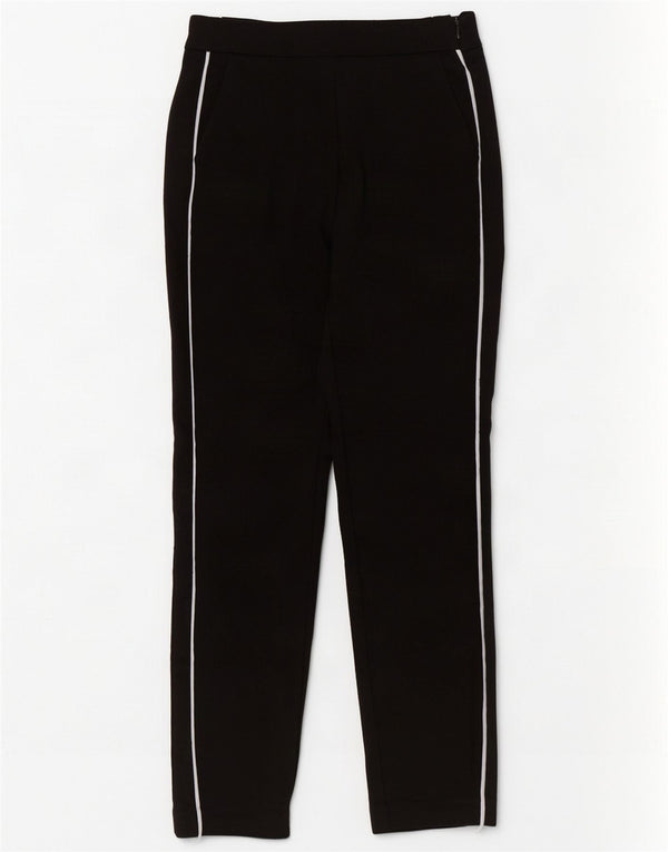 Pantaloni casual slim da donna Zara XS W24 L25 cotone nero