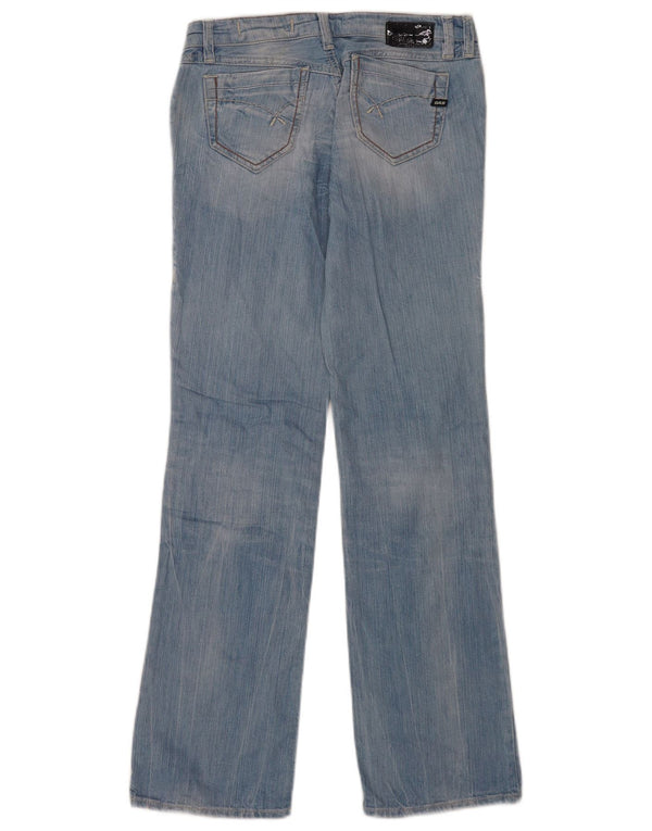 Jeans bootcut a vita bassa da donna Gas W28 L31 cotone blu