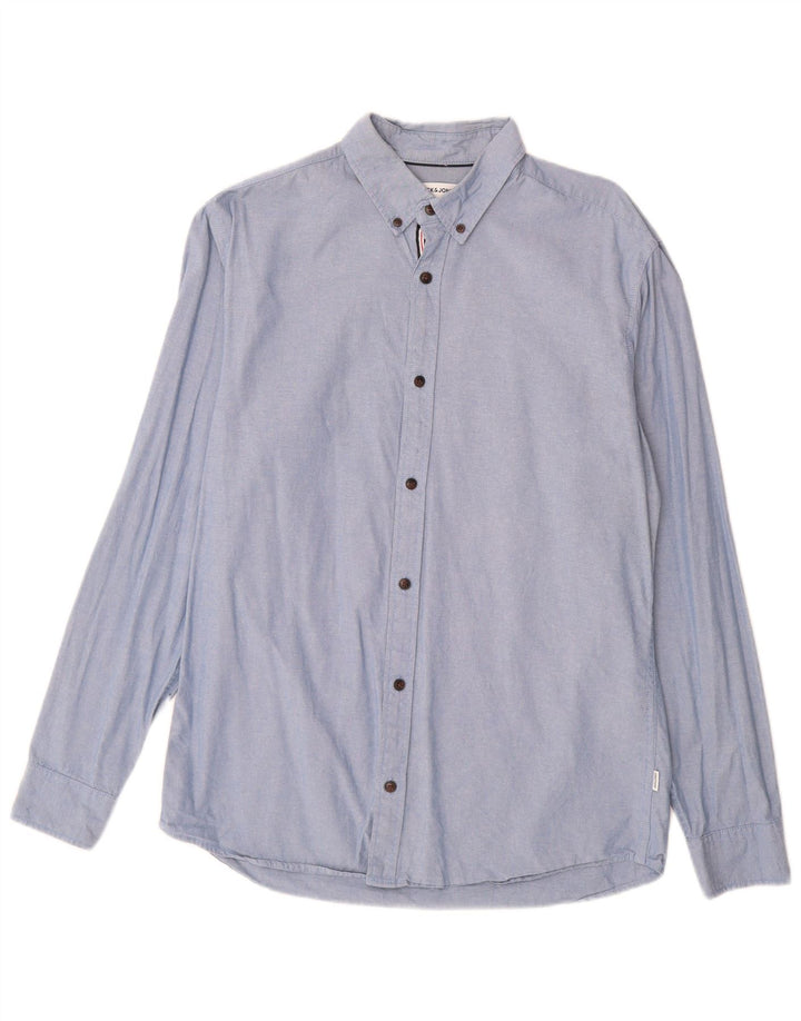 Camicia Uomo Jack & Jones Large Blu Cotone