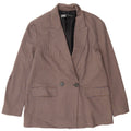Giacca blazer oversize da donna Zara UK 10 piccolo pied de poule multicolore