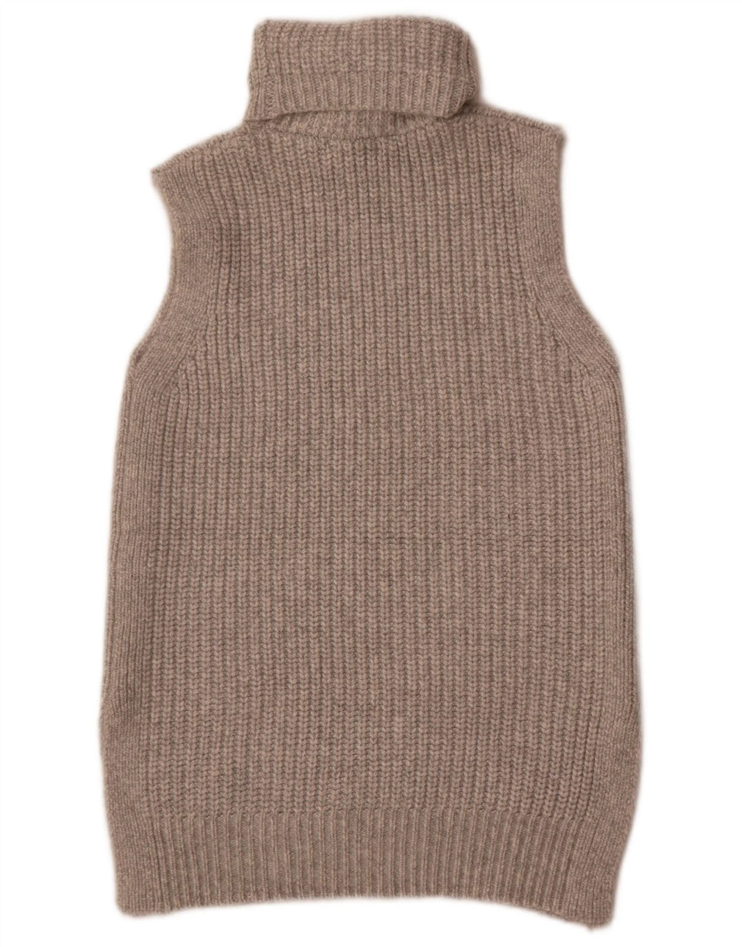 Canotta da donna Marks & Spencer con collo alto, UK 10, piccola, in poliestere grigio