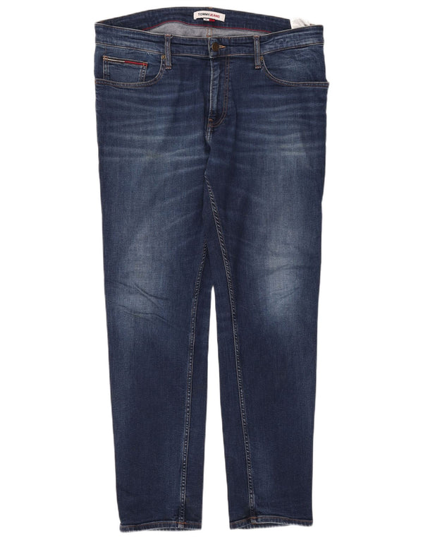 Tommy Hilfiger Uomo Ryan Jeans dritti vestibilità rilassata W36 L34 Cotone blu