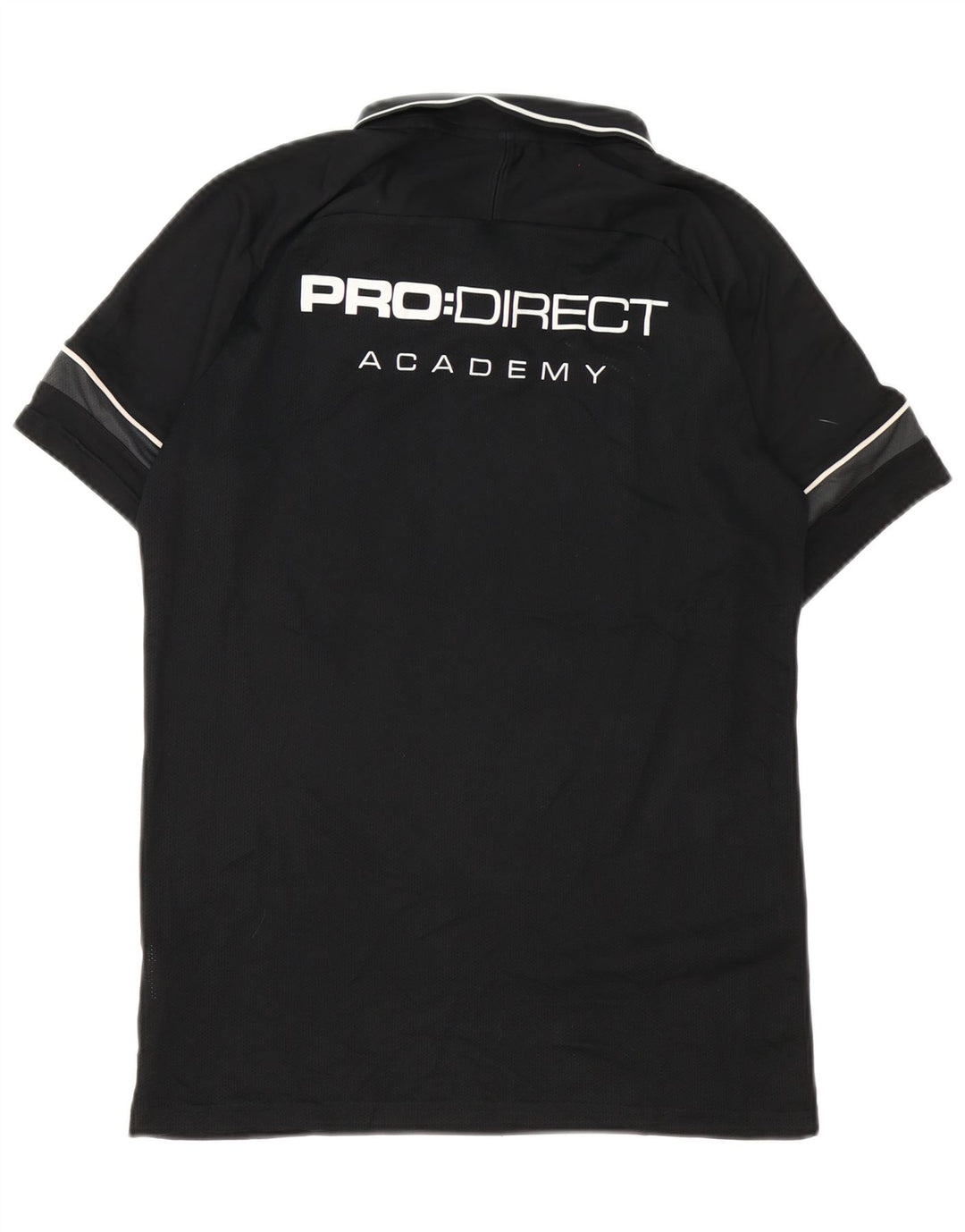 Polo grafica da uomo Nike Pro Direct Academy, blocco colore nero medio