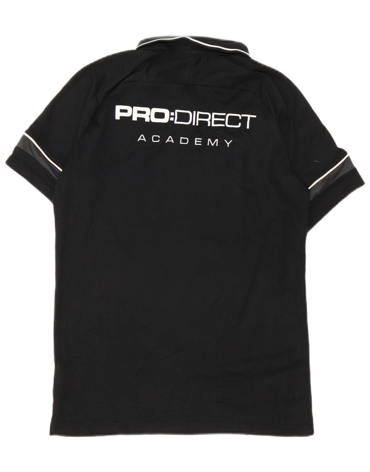 Polo grafica da uomo Nike Pro Direct Academy, blocco colore nero medio
