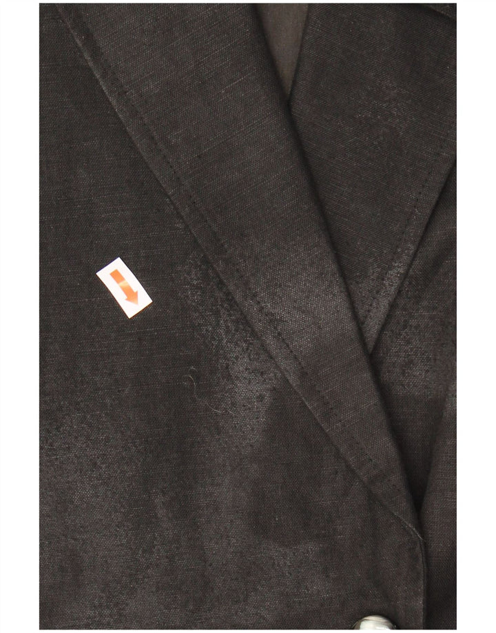 Giacca Blazer Doppiopetto Donna Anna Lugli IT 42 Medio Nero Floreale