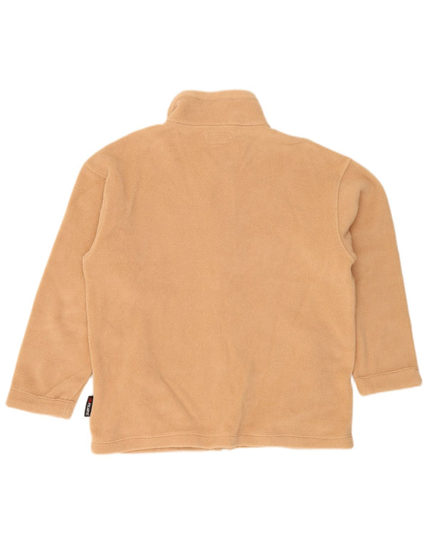 Giacca in pile oversize da donna Silvy UK 18 XL Poliestere floreale beige