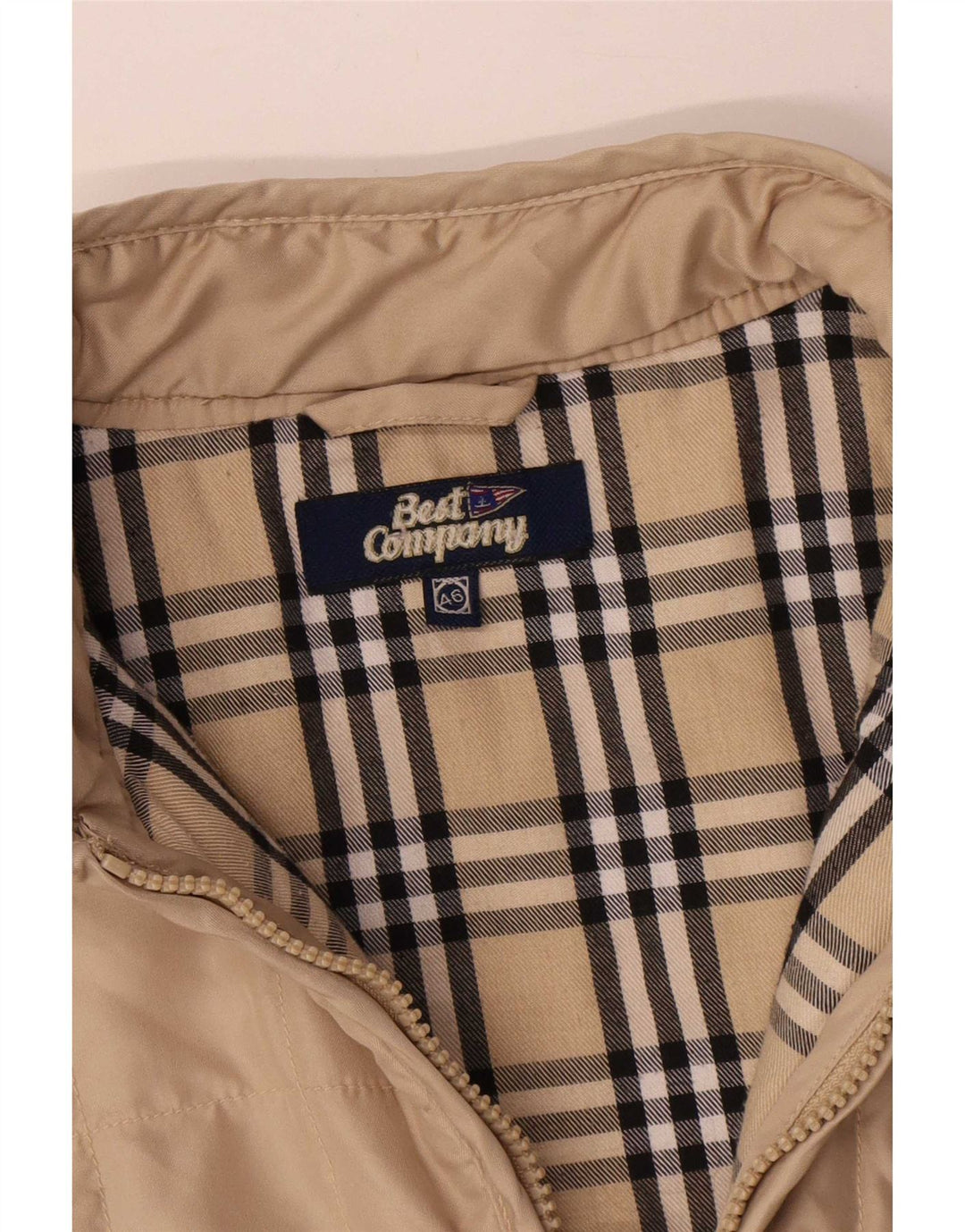 Giacca trapuntata da donna Best Company IT 46 Large Beige Poliestere