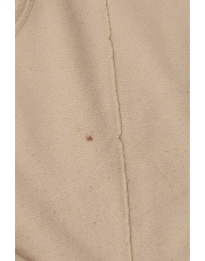 Felpa oversize da donna Zara UK 16 grande bianco sporco