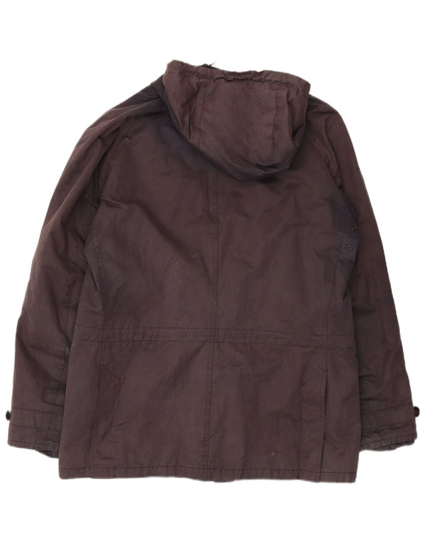 Giacca impermeabile con cappuccio da uomo Barbour UK 38 cotone medio blu navy