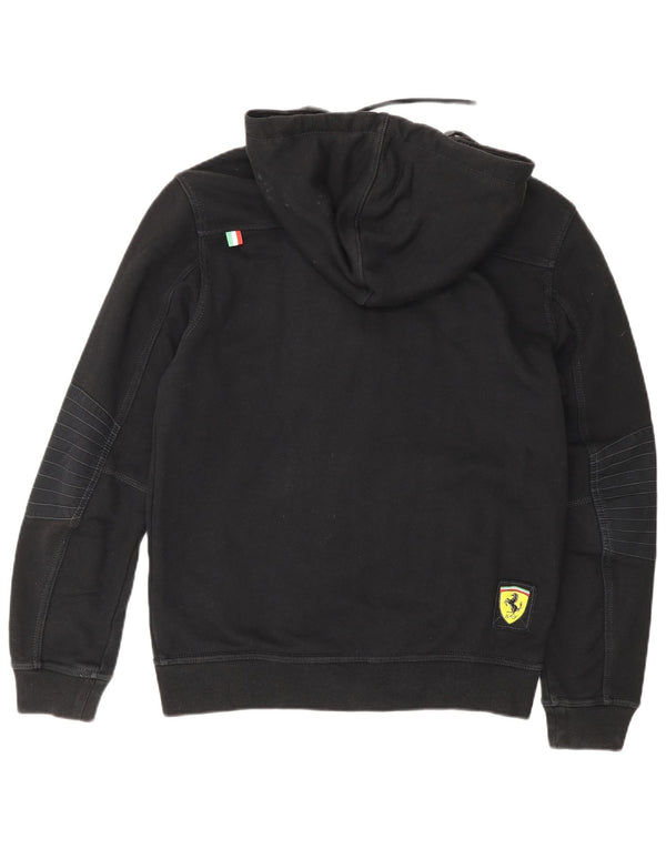 Felpa con cappuccio e zip Puma da uomo Ferrari Small nera
