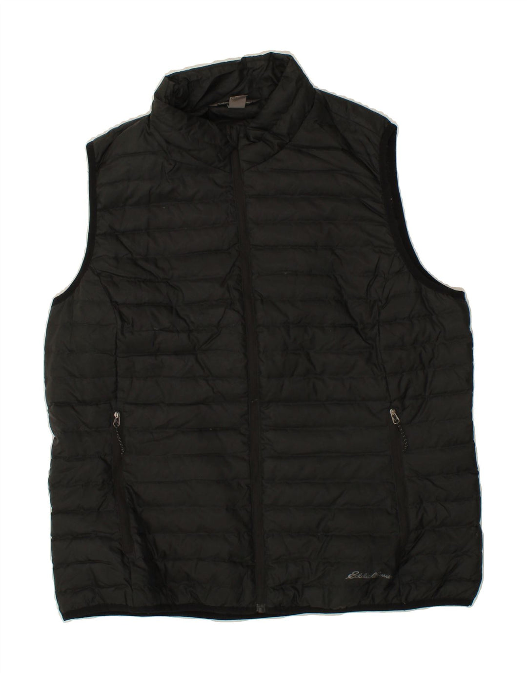 EDDIE BAUER Womens Padded Gilet UK 18 XL Black Polyester Vintage Eddie Bauer and Second-Hand Eddie Bauer from Messina Hembry 