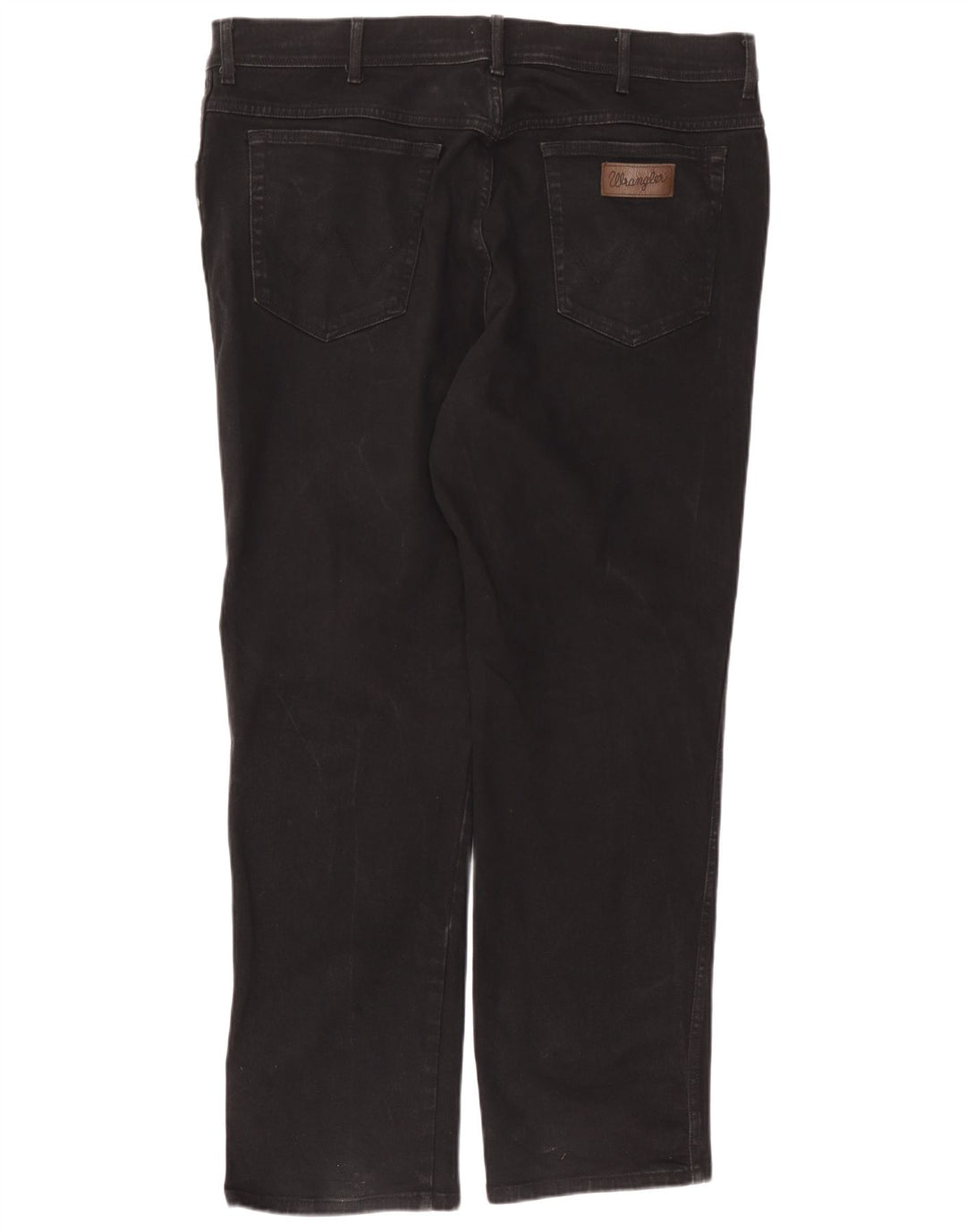 Jeans dritti da uomo Wrangler Texas W42 L32 cotone nero