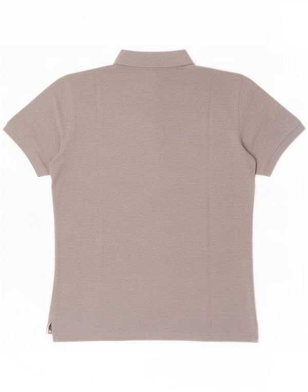 Benetton Mens Polo Shirt Large Grey