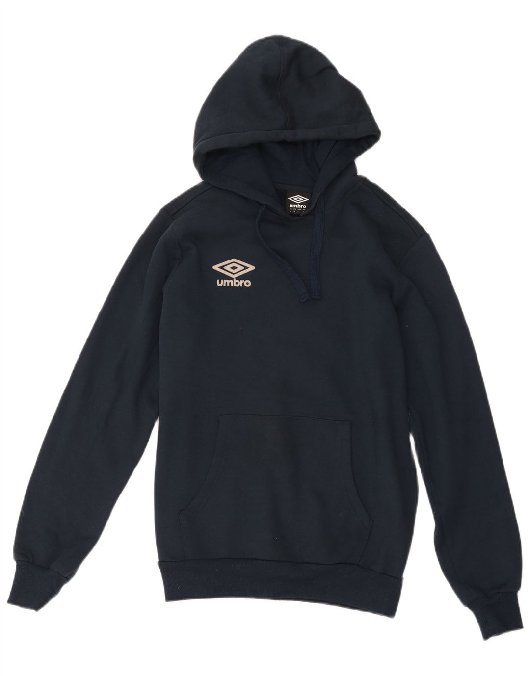 Felpa con cappuccio da uomo Umbro media in cotone blu navy