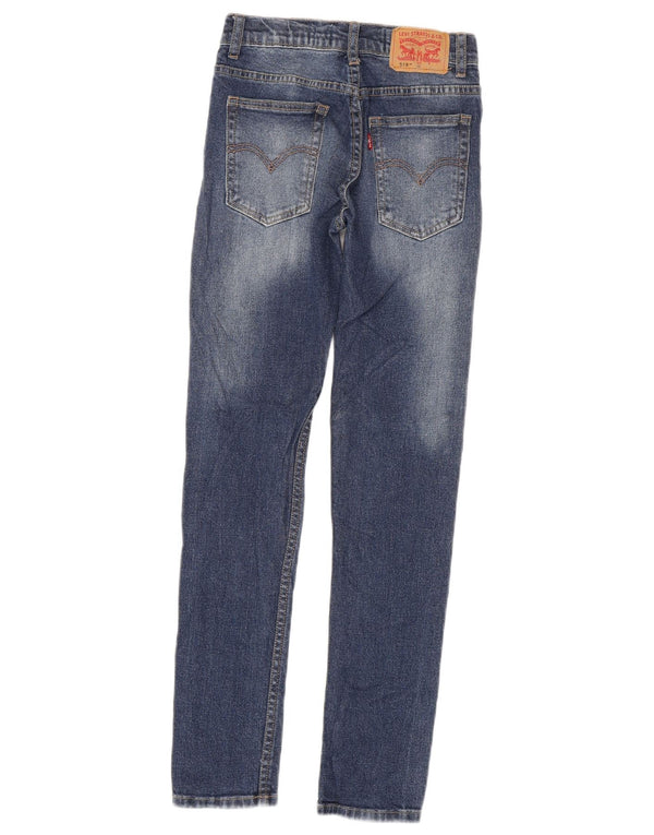 Levi's Boys 519 Jeans skinny 11-12 anni W24 L29 Cotone blu