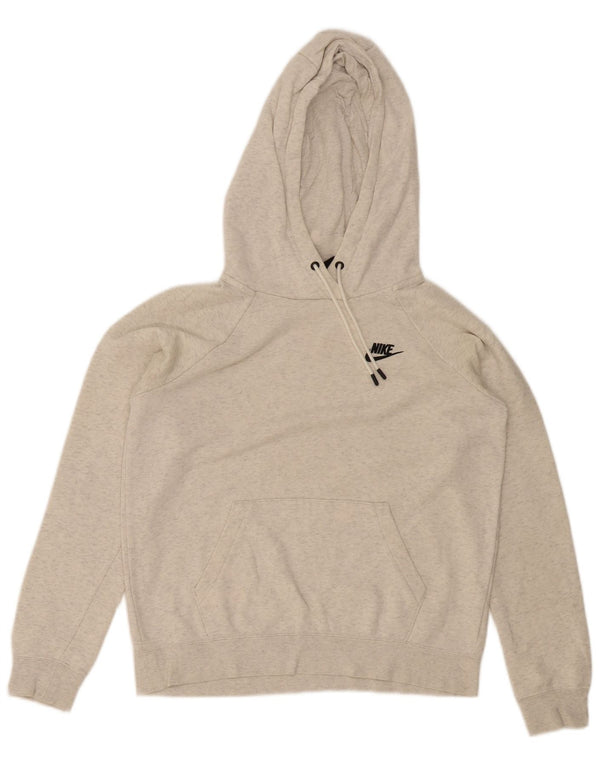 Felpa con cappuccio da donna Nike UK 10 piccola in cotone grigio