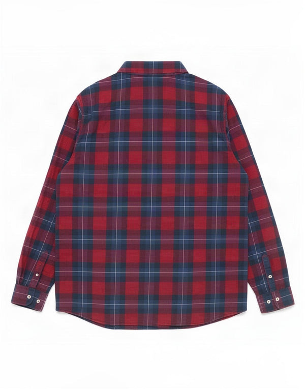Camicia in flanella da uomo slim fit Timberland 2XL cotone a quadri blu navy