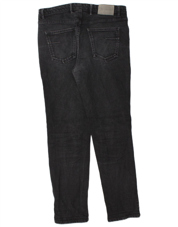 Jeans slim da uomo Massimo Dutti EU 40 Medio W31 L28 Nero
