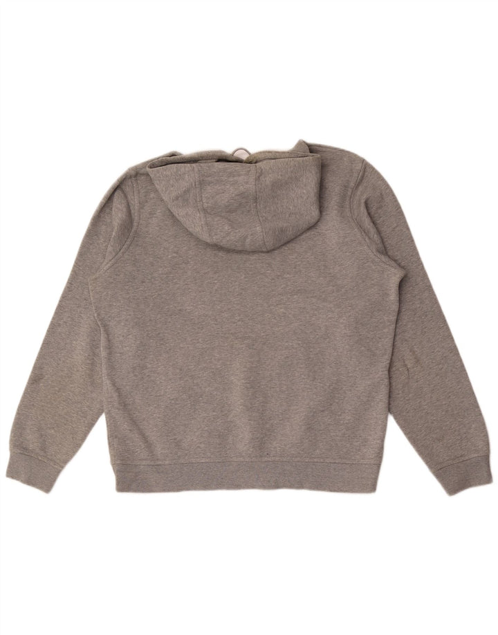 Felpa con cappuccio grafica da uomo Nike Large in cotone grigio