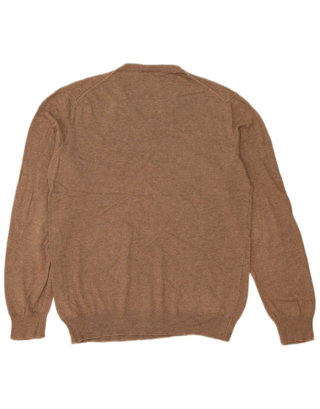 Maglione da uomo con scollo a V John Lewis piccolo in cotone beige