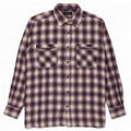 Camicia da uomo in flanella Rosengarten in cotone a quadri blu medio