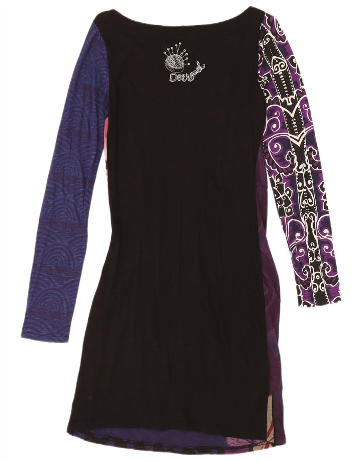 Desigual Abito tubino da donna con motivo astratto UK 12 medio multicolore