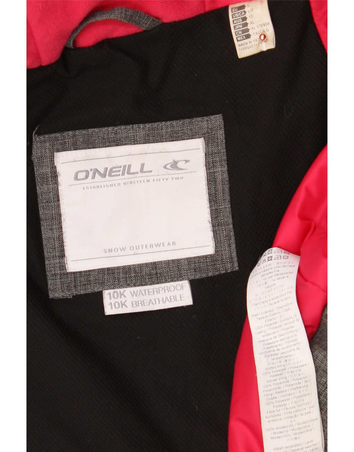 Giacca parka da uomo con cappuccio O'Neill UK 40 grande poliestere grigio