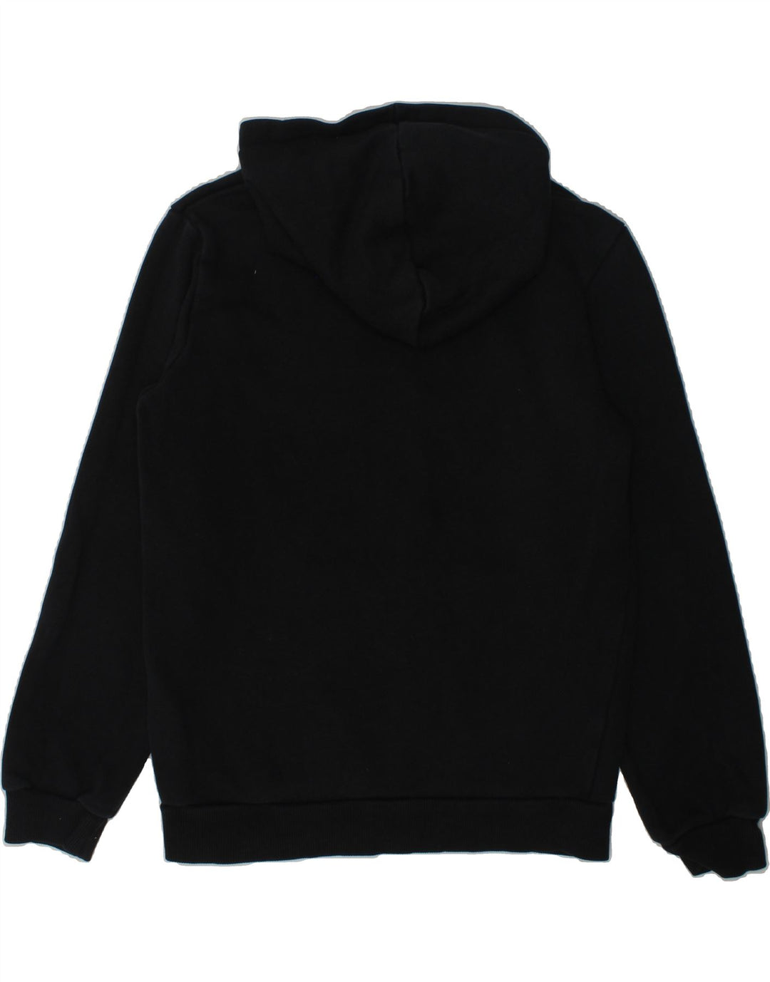 PUMA Girls Graphic Hoodie Jumper 11-12 Years Black Cotton | Vintage Puma | Thrift | Second-Hand Puma | Used Clothing | Messina Hembry 
