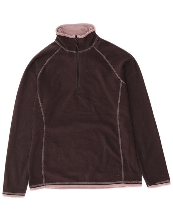 Maglione in pile da donna con collo e zip Mountain Warehouse UK 10 piccolo nero