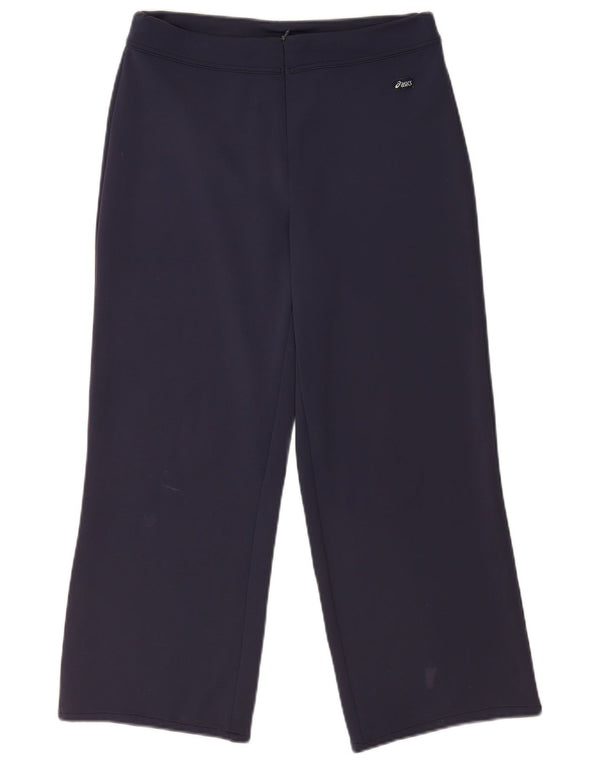 Pantaloni da tuta Asics Capri da donna piccoli blu navy in poliammide