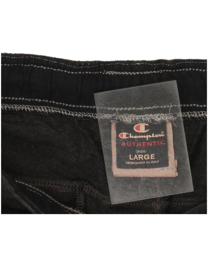 Pantaloni da tuta da donna CHAMPION Joggers UK 14 Large Grigio Cotone