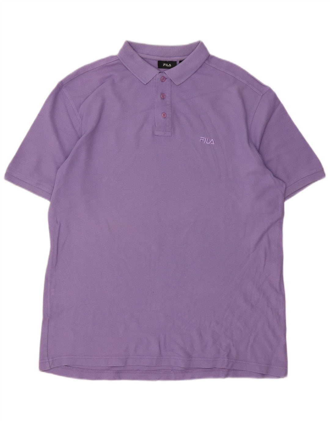 Polo da uomo Fila XL in cotone viola